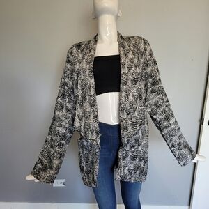 Handmade Owl Print Kimono, VGUC, One Size